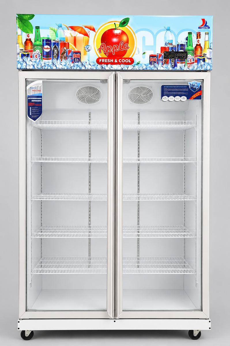 Display Freezer 300L - Curved Glass